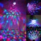 E27 RGB Crystal Ball Auto Rotating LED Stage Light Bulb Disco Party Lamp 3W